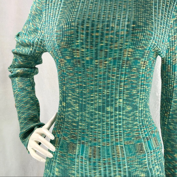 ANTHROPOLOGIE RIBBED TURTLENECK BUTTON SLEEVE S - Picture 4 of 16